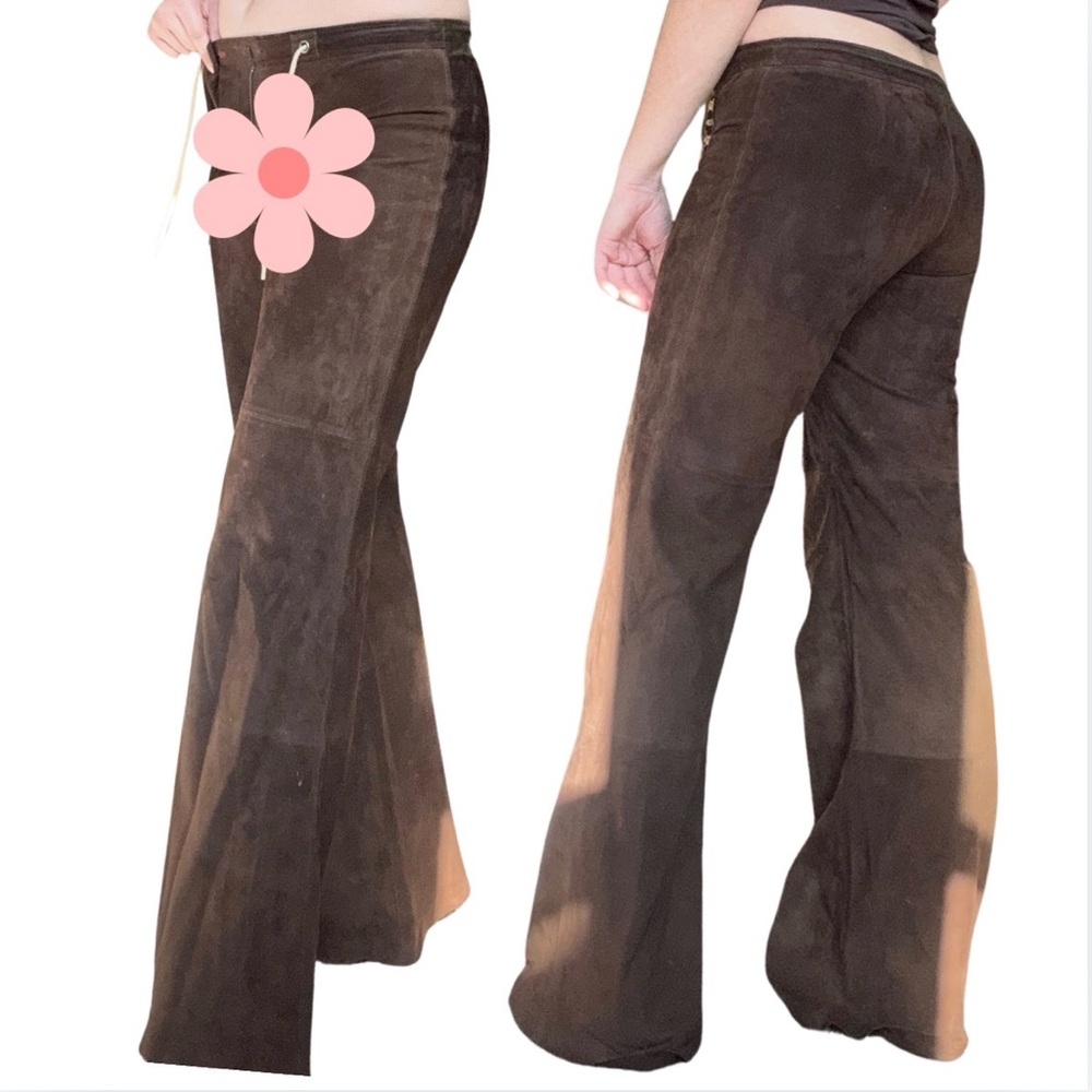 Vintage Tommy Hilfiger Dark Brown Flare Pants